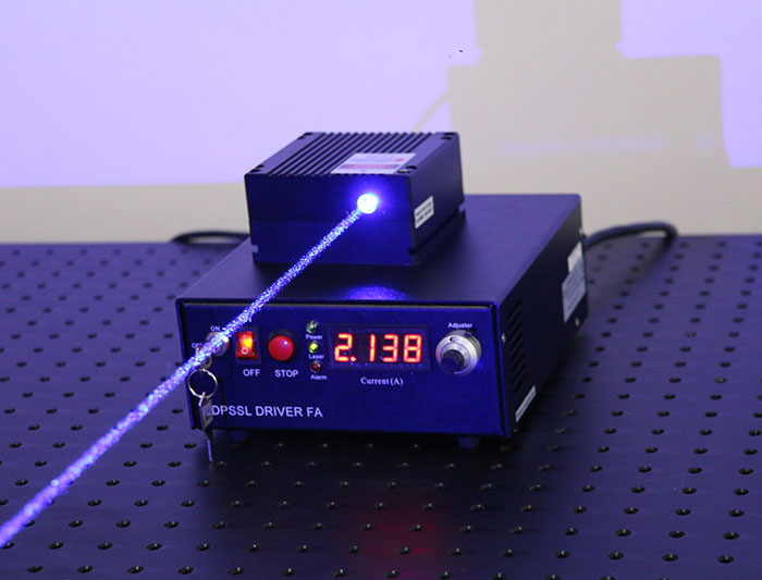 457nm 15Watt (15000mW) Blue Solid State Laser CW & TTL modulation